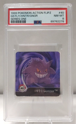 PSA 8 - Gastly/Haunter/Gengar #40 - Action Flipz Lenticular Pokemon - Image 3