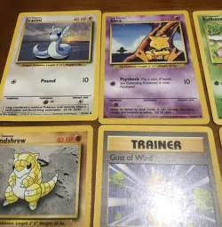 Pokemon 8 Card Lot Base Set Unlimited - Image 2