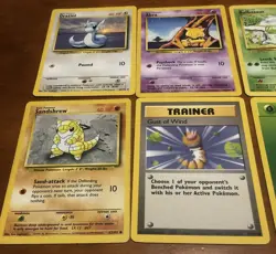 Pokemon 8 Card Lot Base Set Unlimited - Image 4