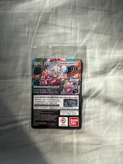 One Piece Monkey D. Luffy US Voyage College Basketball Promo Card Gonzaga SEALED - Image 2