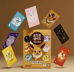 Point Salad Eevee Edition Pokemon Board Card Game 2-6 Players Mandu Games Korea - Image 4