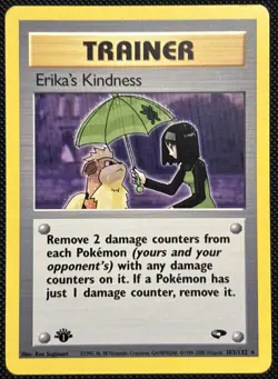 Pokemon TCG Erika's Kindness 1st Edition Gym Challenge 103/132 MINT - Image 1
