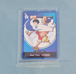 Dodgers One Piece Promotional Giveaway Card - Image 1