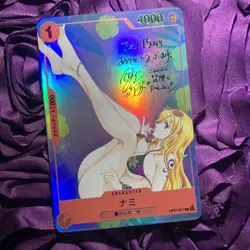 NAMI ONE PIECE Hottie Dress-UP Goddess Waifu Anime Holo Card Summer - Image 1