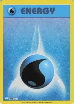 Basic Water Energy Holo Classic Collection Trading Card Game Classic 033/034 NM - Image 1