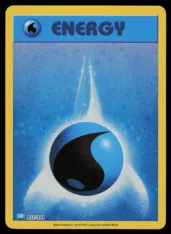 Basic Water Energy Holo Trading Card Game Classic 033/034 NM Pokemon - Image 1