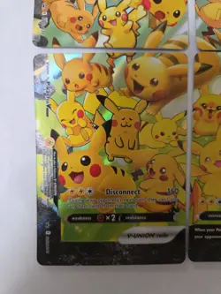 Pokemon Pikachu V-Union Full Set of 4 SWSH: Sword & Shield Promo Cards - NM - Image 4