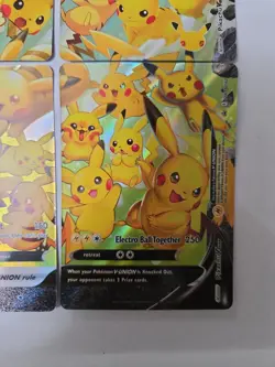Pokemon Pikachu V-Union Full Set of 4 SWSH: Sword & Shield Promo Cards - NM - Image 5