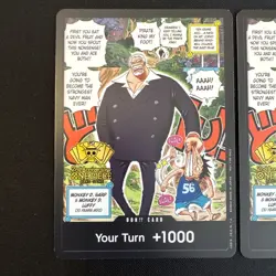 2 One Piece Monkey.D.Luffy 2nd Anniversary Tournament Stamped Promo Don Cards - Image 2