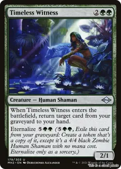 MTG Timeless Witness Card #179 Modern Horizons 2 LP Magic - Image 1