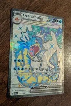 Gyarados ex 225/198 Scarlet & Violet Terra Full Art Ultra Rare Pokemon Card NM - Image 3