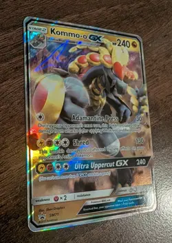 Pokemon Kommo-O GX SM71 Ultra Rare Black Star Promo Card NM/M (Normal Size) - Image 2