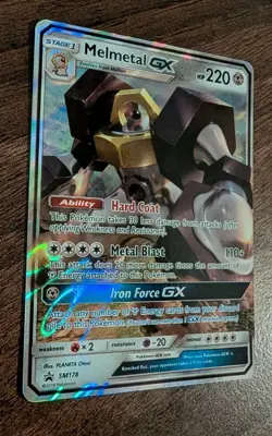 Melmetal GX SM178 Holo Promo Pokemon Card Sun Moon Ultra Rare Standard Size NM - Image 2