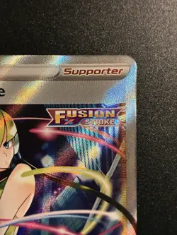 Pokemon TCG Elesa's Sparkle Fusion Strike Holo Card 260/264 Full Art Ultra Rare - Image 4