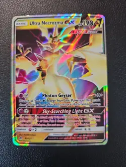 Necrozma GX Ultra Sm-Forbidden Light Holo Card 95/131 NM Condition - Image 1
