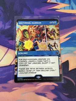Marvel Super Heroes #300 Multiversal Incursion (Borderless) Foil - Image 1