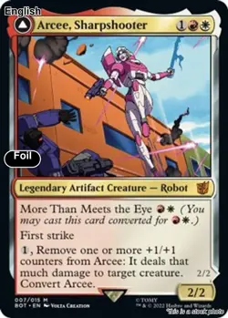MTG Arcee, Sharpshooter [BOT - 7] MP Foil - Image 1