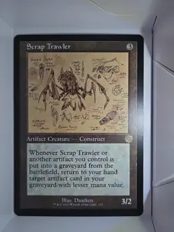 Scrap Trawler (Retro Schematic) - R112 - MTG - The Brothers' War (BRR) - Image 1