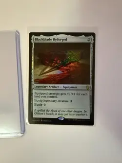 NM/M FOIL Blackblade Reforged Dominaria DOM MTG Magic the Gathering - Image 1