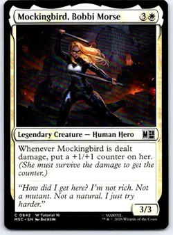 Mockingbird, Bobbi Morse (0842) 842 Commander: Marvel Super Heroes MTGNM/M - Image 1