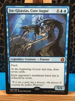MTG - Jin-Gitaxias, Core Augur. Iconic Masters. Blue Mythic - Legendary Creature - Image 1