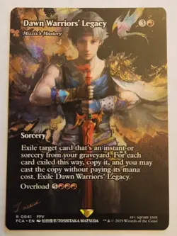 Dawn Warriors' Legacy - Mizzix's Mastery FCA #41 Rare Showcase Regular NM+ - Image 1