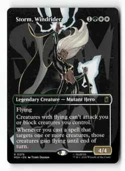 Storm, Windrider (Borderless) 375 Rare MTG MSH NM - Image 2