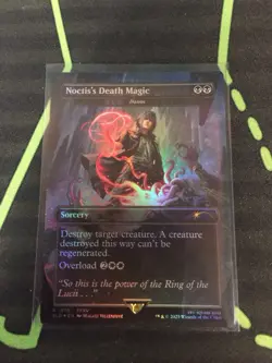 MTG Magic The Gathering Noctis’s Death Magic Foil Secret Lair Final Fantasy - Image 1