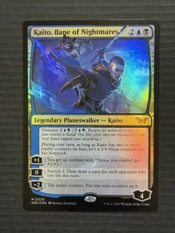 Magic The Gathering Kaito, Bane Of Nightmares Foil Duskmourn: House Of Horror - Image 1