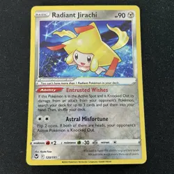 Radiant Jirachi 120/195 - Sword & Shield Silver Tempest - Pokemon TCG - Image 1
