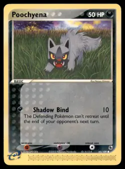 Poochyena 65 109 C Ruby & Sapphire Pokemon MP - Image 1