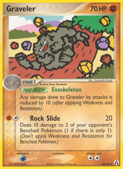 Graveler 34 92 UC Legend Maker Pokemon MP - Image 4