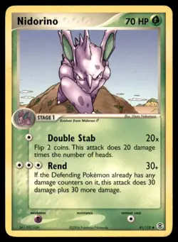 Nidorino 41 112 UC FireRed & LeafGreen Pokemon MP - Image 1