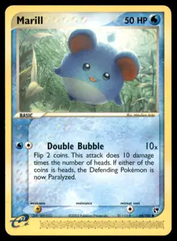 Marill 68 100 C Sandstorm Pokemon MP - Image 1