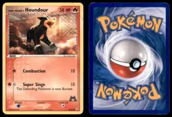 Team Magma's Houndour 62 95 C Team Magma vs Team Aqua Pokemon MP - Image 3