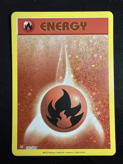 Pokemon English CLC Holo Basic Fire Energy 033/034 NM TCG Classic Collection - Image 1