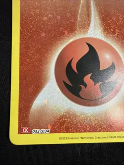 Pokemon English CLC Holo Basic Fire Energy 033/034 NM TCG Classic Collection - Image 5