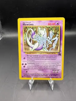 2000 pokemon promo black star 12 mewtwo - Image 1