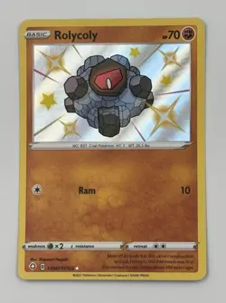 Rolycoly SV067/SV122 Shining Fates: Shiny Vault Holo Pokemon Single - Image 1
