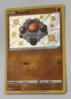 Rolycoly SV067/SV122 Shining Fates: Shiny Vault Holo Pokemon Single - Image 2