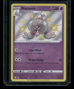 Hattrem SV055/SV122 Shiny Rare Shining Fates Shiny Vault Pokemon Holo Near Mint - Image 1