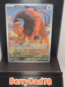 Tauros 096/086 Chaos Rising Illustration Rare Pokemon TCG NM - Image 1