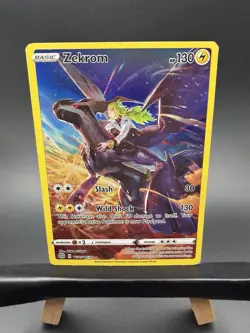 Pokemon TCG Zekrom Trainer Gallery Holo Rare TG05/TG30 Brilliant Stars MP - Image 1