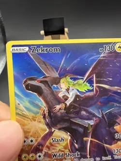 Pokemon TCG Zekrom Trainer Gallery Holo Rare TG05/TG30 Brilliant Stars MP - Image 2