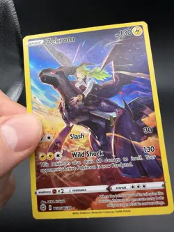 Pokemon TCG Zekrom Trainer Gallery Holo Rare TG05/TG30 Brilliant Stars MP - Image 3