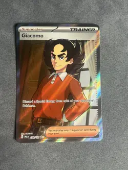 Pokemon TCG Prismatic Evolutions Giacomo Full Art Trainer 138/131 - Image 1