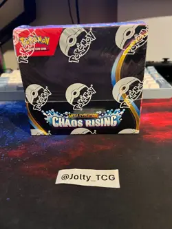 Pokemon Chaos Rising Booster Box New Factory Sealed - Image 1