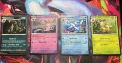 Pokemon Prismatic Evolution Eeveelutions Cosmos Holo Costco Promo Full Set - Image 1