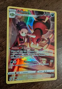 Ariados TG09/TG30 Brilliant Stars Trainer Gallery Holo Pokemon TCG NM - Image 2