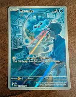 Mantyke 189/182 Paradox Rift Illustration Rare Pokemon TCG NM - Image 2